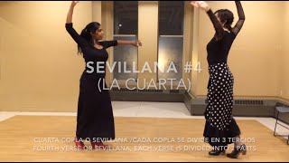 Sevillanas tutorial 4 la cuarta [upl. by Weiler]