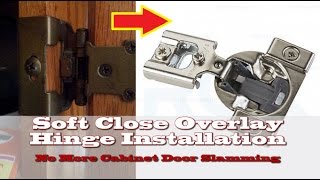 How to install concealed overlay hinges [upl. by Drhcir]