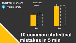 Ten Statistical Mistakes in 5 Min [upl. by Calabresi]