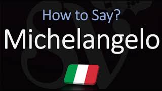 How to Pronounce Michelangelo in Italian CORRECTLY [upl. by Genny352]