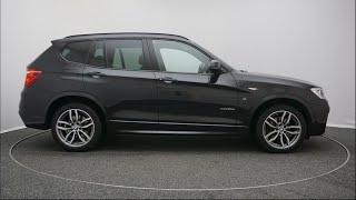 BMW X3 F25 X4 20112017 Headlight bulb change [upl. by Durward]