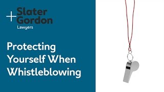 Protecting Yourself When Whistleblowing [upl. by Eceer]