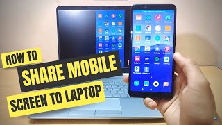 How to Mirror Phone to Windows 10 PClaptop [upl. by Arries]