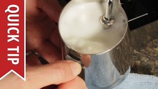 How to AutoFroth Milk for Lattes [upl. by Giffy]