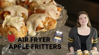 Super EASY Air Fryer Apple Fritters [upl. by Ciprian500]