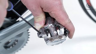 Set Up And Adjust A Clipless Bike Pedal [upl. by Eelrebma]