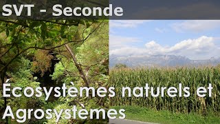 SVT  Seconde  Écosystèmes naturels et agrosystèmes [upl. by Synned608]