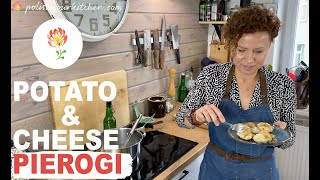 Polish POTATO AND CHEESE PIEROGI  PIEROGI RUSKIE How to make Polish food by Polish Your Kitchen [upl. by Ibson]