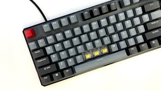 Upgrading and Customizing My Tecware Phantom Keyboard Gateron Yellows  Dolch Keycaps [upl. by Noyek20]