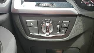 2020 BMW X3 Tutorial  Light Switch amp Fully Automatic Headlights [upl. by Nidla]