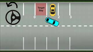 Reverse Bay Parking  How to Reverse Park Using The 3 Line [upl. by Holmun]