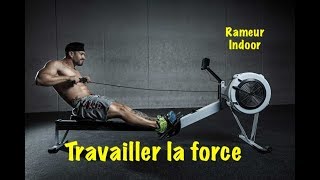 💪 Comment travailler la FORCE sur rameur 👊  Concept2 [upl. by Ulrika851]