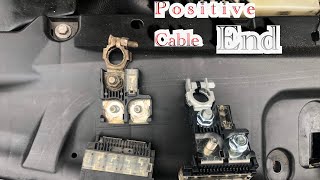 Positive Terminal Cable End Replacement Infiniti G35G37 [upl. by Herzel888]