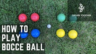 How To Play Bocce Ball Backyard Rules [upl. by Seys]