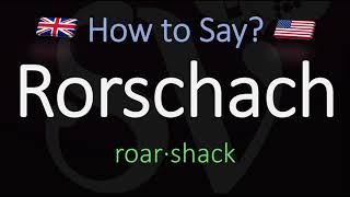 How to Pronounce Rorschach CORRECTLY Meaning amp Pronunciation [upl. by Aryamo]