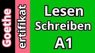 Goethe Zertifikat A1 Lesen amp Schreiben  German Reading amp Writing Exam A1 [upl. by Leroj630]