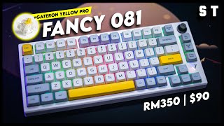 FancyTech Fancy081  Gateron Yellow Pro Review  Sound Test  Samuel Tan [upl. by Adnilrem]