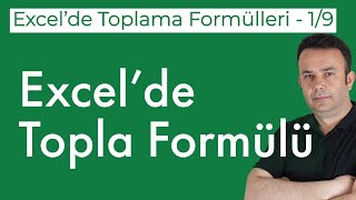 Excel Toplama Formülleri  TOPLA Formülü 19  759video  Ömer BAĞCI [upl. by Akila]