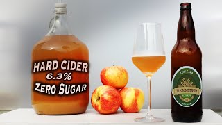 Sparkling HARD CIDER  2 ingredients  Low Carb and High Alcohol  supported by NewAir fridges [upl. by Thayne361]