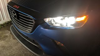 Zxe Gold installedCx3 Headlight installation [upl. by Acissej649]