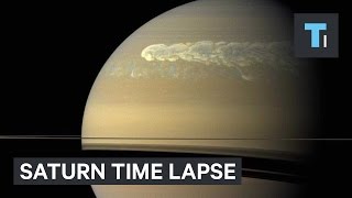 NASA released a stunning timelapse of Saturn [upl. by Eintruoc695]