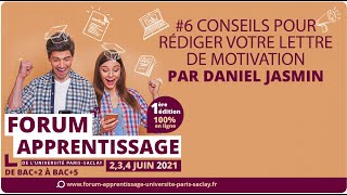 6 conseils pour rédiger votre lettre de motivation [upl. by Trembly469]