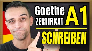 Goethe Zertifikat A1 SCHREIBEN  How to pass the written part  German A1 Goethe Exam [upl. by Odarnoc]