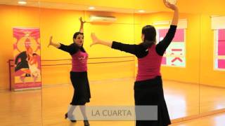 Tutorial bailar sevillanas la tercera y la cuarta [upl. by Rednal]