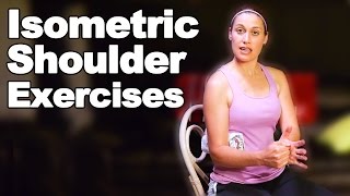 Shoulder Isometric Exercises  Ask Doctor Jo [upl. by Einhorn]