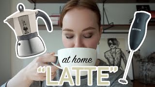 HOW TO MAKE A quotLATTEquot AT HOME moka pot  frother [upl. by Melessa]