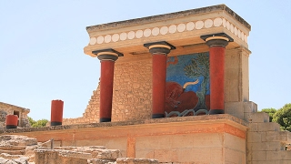 PALACE OF KNOSSOS Ruins Tour  Crete  Greece 4k [upl. by Stephanus]