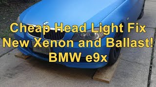 BMW Xenon Headlight and Ballast Replacement [upl. by Jevon]