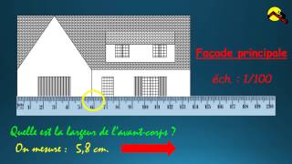 échelle 1 100 et 1 50 [upl. by Eahsat]