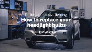 How to replace headlight bulbs on your BMW X3 [upl. by Brietta]