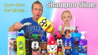 Dont Choose the Wrong Shampoo Slime Challenge [upl. by Aitak]