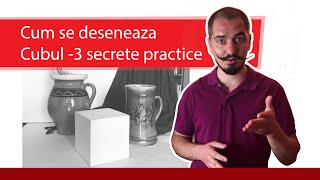 Cum se deseneaza cubul 3 secrete practice cu Andrei Radu [upl. by Dazhahs]