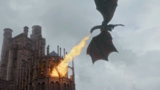 Dragon Destroys Kings Landing  Game of Thrones  S8E5 [upl. by Kokaras660]