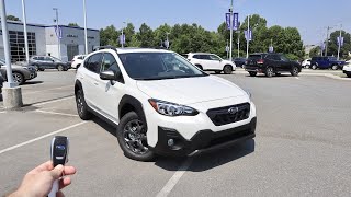 2021 Subaru Crosstrek Sport Start Up Test Drive Walkaround and Review [upl. by Dalenna475]