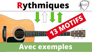 13 Rythmes Guitare et Ukulele avec exemples Tuto guitare Facile Terafab [upl. by Bittencourt]