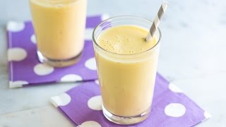 Easy 5 Minute Banana Smoothie Recipe [upl. by Adnat]