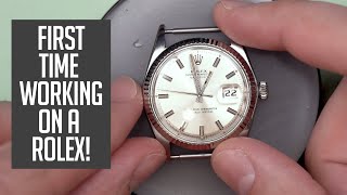 Rolex Datejust Vintage Watch Restoration [upl. by Tucker948]