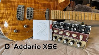 DAddario XS electric guitar strings How Do They Sound [upl. by Hymie]