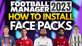 How to install face packs in FM23 [upl. by Malamud366]