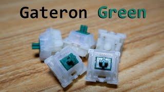 Gateron Green switch review [upl. by Ecnarretal]