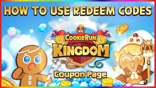 HOW TO USE REDEEM CODES  Cookie Run Kingdom [upl. by Thirza]