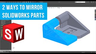 SOLIDWORKS Quick Tip  How to Mirror Parts [upl. by Renferd]