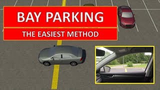 Learn how to PARK IN A BAY The easiest driving lesson by Parking Tutorial [upl. by Enilra479]