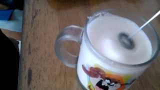 Aerolatte Review Frothing Cold Milk In Under 1 Minute [upl. by Ailegra626]